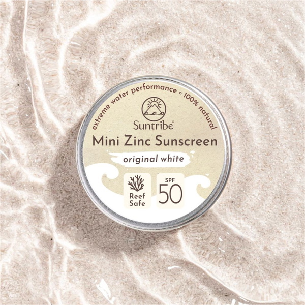 2026 Suntribe Organic Mineral Mini Zinc Tin SPF 50 STZTM - White